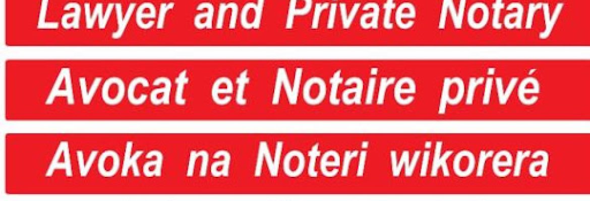 NGIRIMANA Jean Pierre, Lawyer and Private Notary